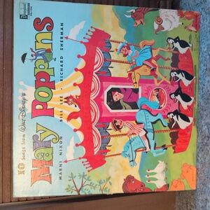 Mary Poppins Vinyl Disneyland Record DQ-1256